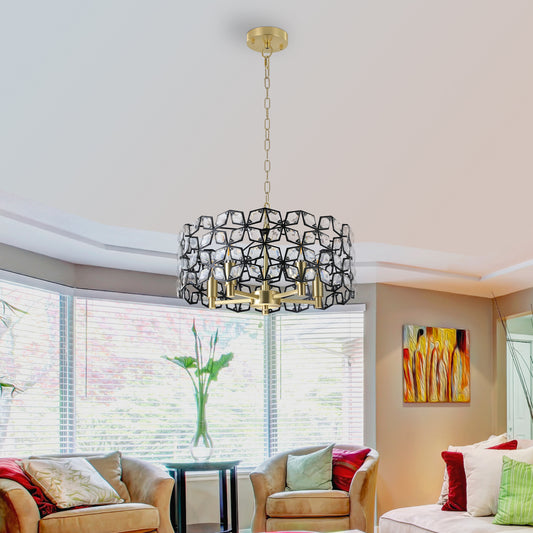 Modern Crystal Chandelier for Living-Room Round Cristal Lamp Luxury Home Decor  Light Fixture